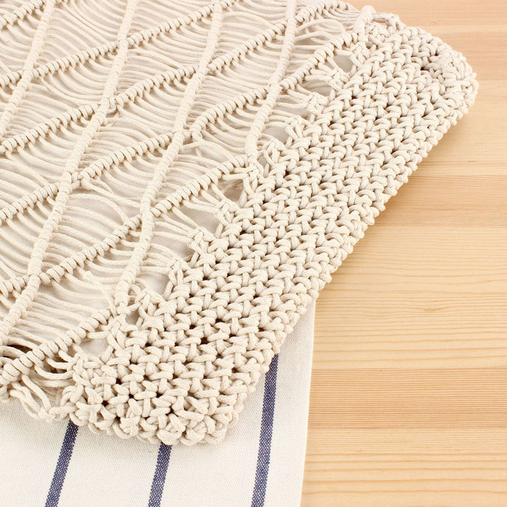 Fashionable Macrame Tote Bag Kalsten