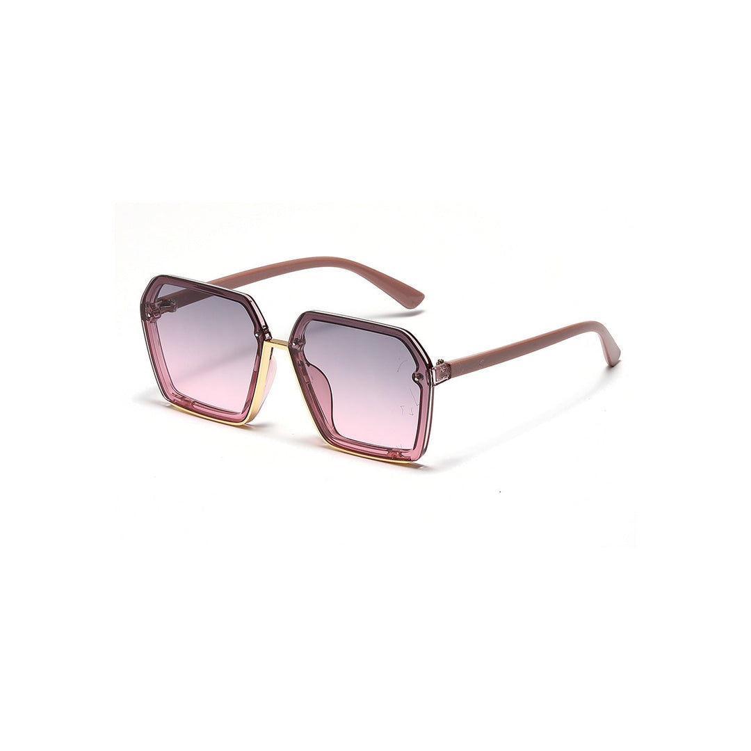 Women's creative oversized sunglasses with unique geometry Kalsten
