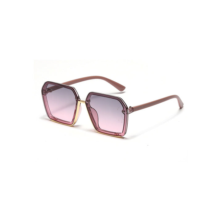 Women's creative oversized sunglasses with unique geometry Kalsten