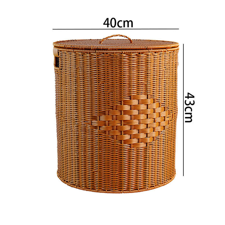 Women storage box made of braided material Kalsten