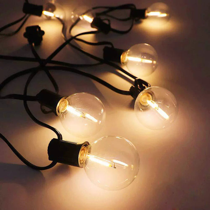 Vintage LED Filament Globe String Lights Outdoor Patio Bulb Garland Kalsten