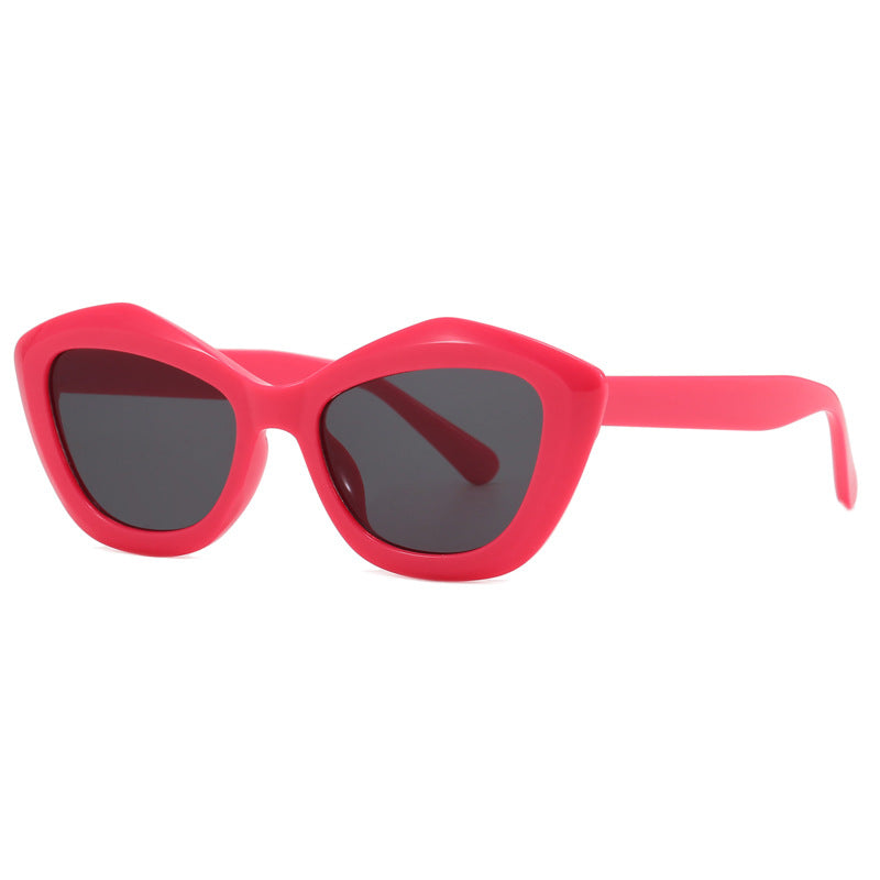 Ladies Cat-Eye Sunglasses with Stylish Leopard Pattern Kalsten