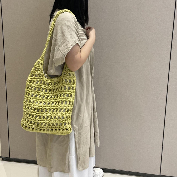 Handcrafted mesh tote bag Kalsten