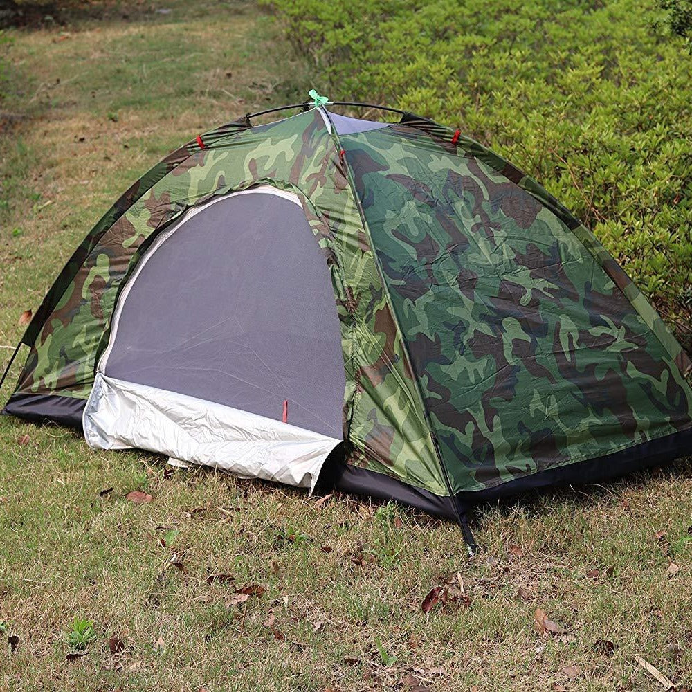 Unisex Portable Camping Tent with Camouflage Pattern Kalsten
