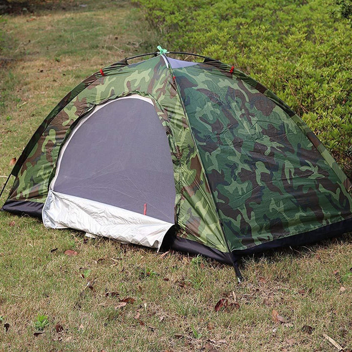 Unisex Portable Camping Tent with Camouflage Pattern Kalsten
