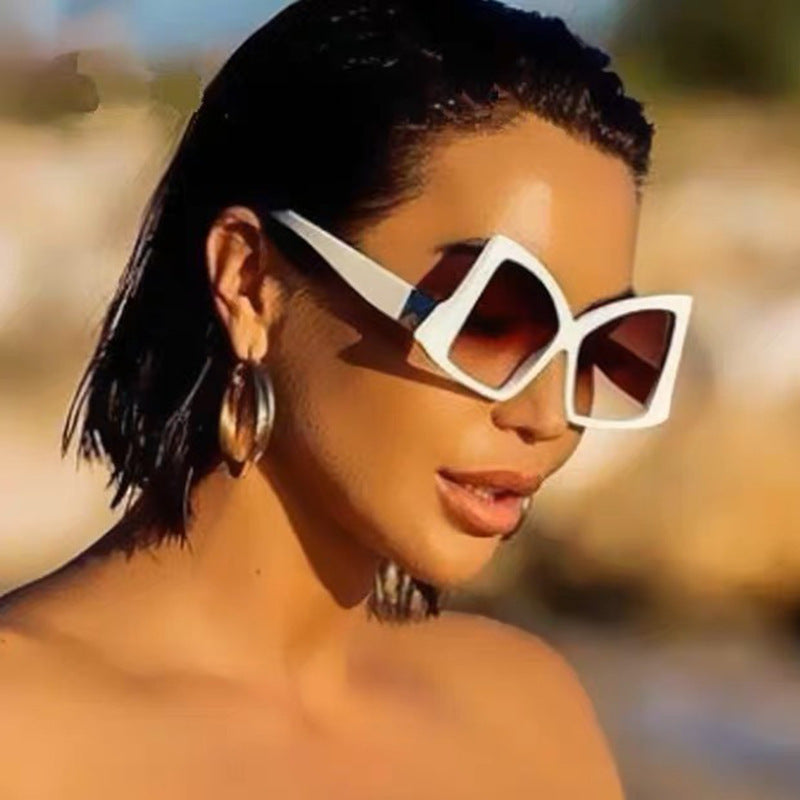 Women's oversized sunglasses with elegant square frame and protective UV protection Kalsten