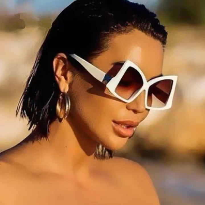 Women's oversized sunglasses with elegant square frame and protective UV protection Kalsten