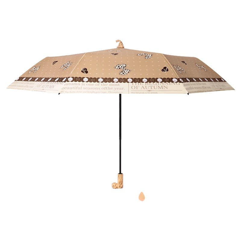 Ladies folding umbrella with playful design Kalsten