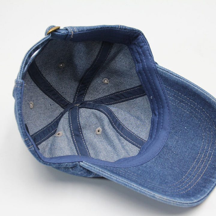 Women's Casual Adjustable Denim Baseball Cap Kalsten