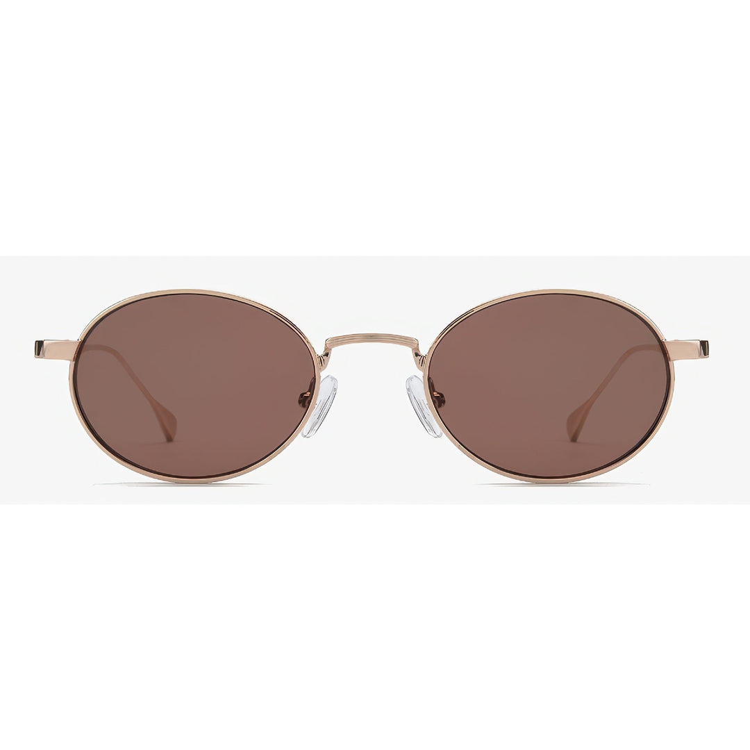 Women's fashionable sunglasses with high-quality metal frame and round lenses Kalsten