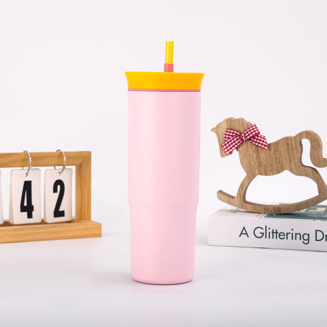 Ladies Insulated Drinking Cup with Flexible Straw Kalsten