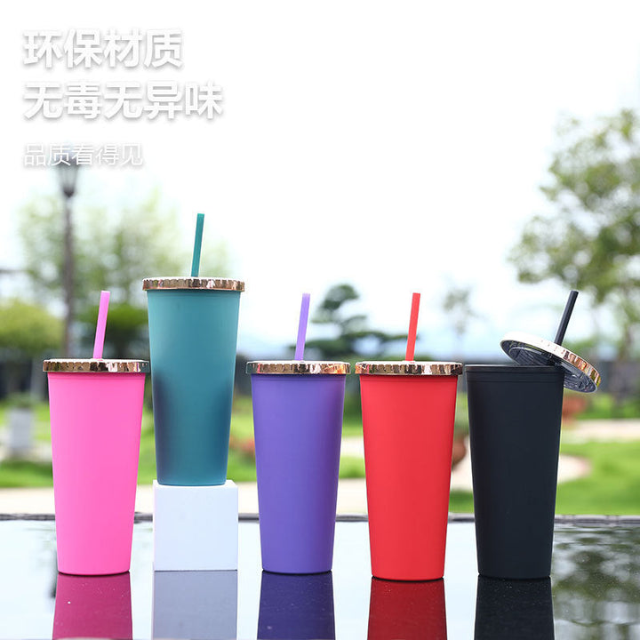 Women's Stylish Drinking Cup with Rose Gold Caps Kalsten