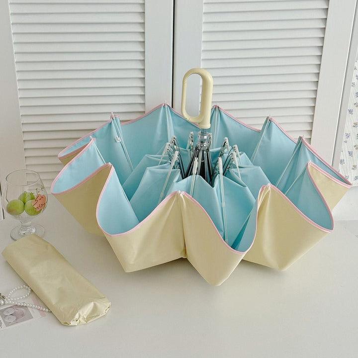 Women's Foldable Umbrella with Innovative Flower Shape Kalsten