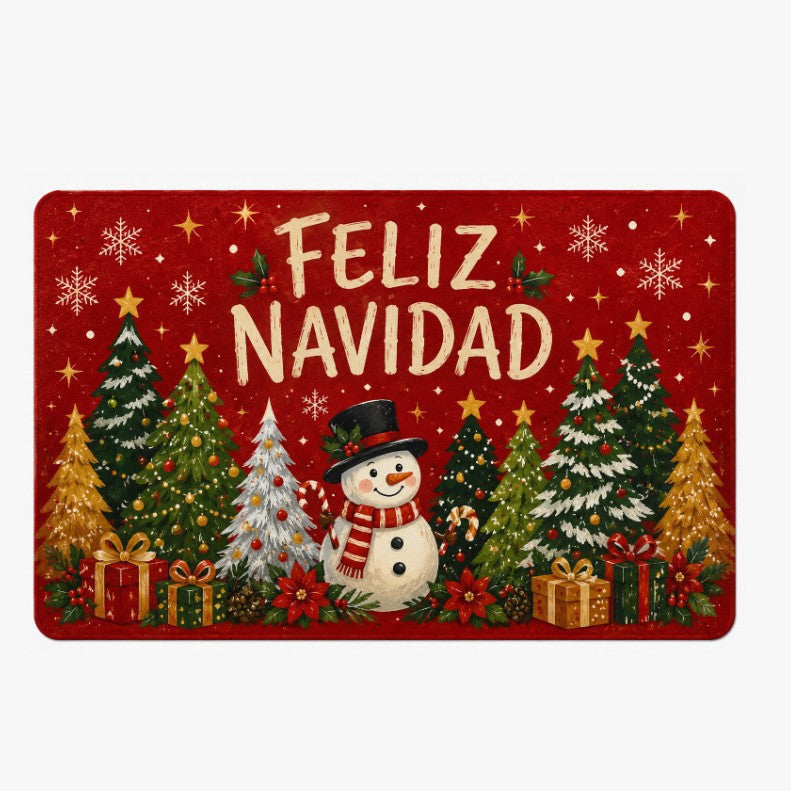 Christmas-Themed Decorative Floor Mat Acalora