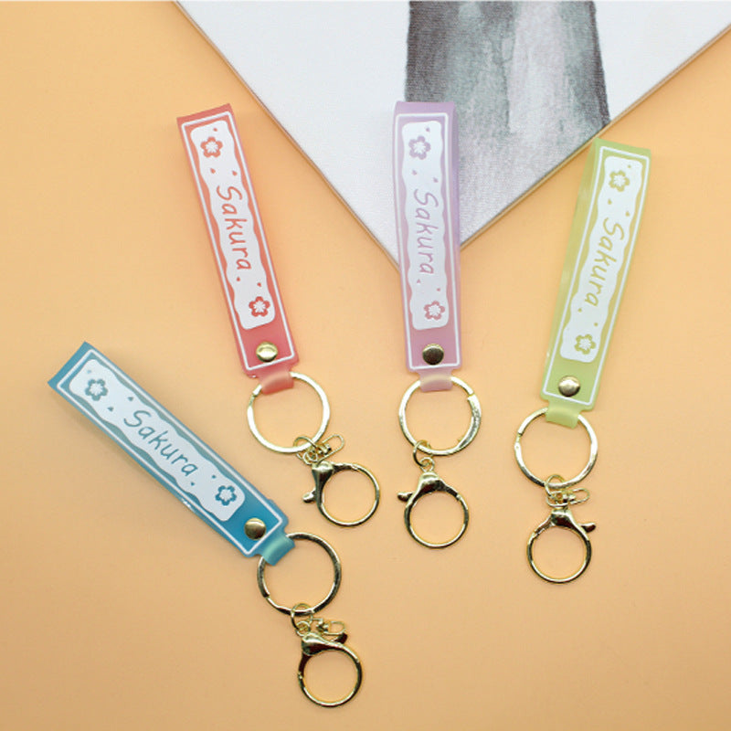 Unisex keychain with floral design Kalsten