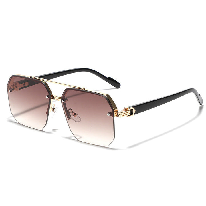 Ladies hexagonal sunglasses with elegant metal frame Kalsten
