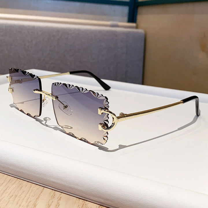 Ladies fashionable sunglasses with playful frame Kalsten
