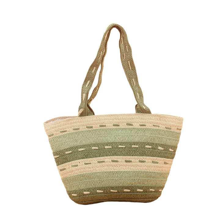 Basket bag with structured design and sturdy carrying handles Kalsten
