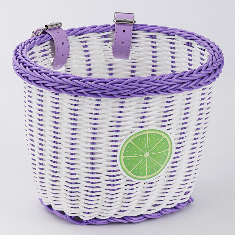 Woven Bicycle Storage Basket Kalsten