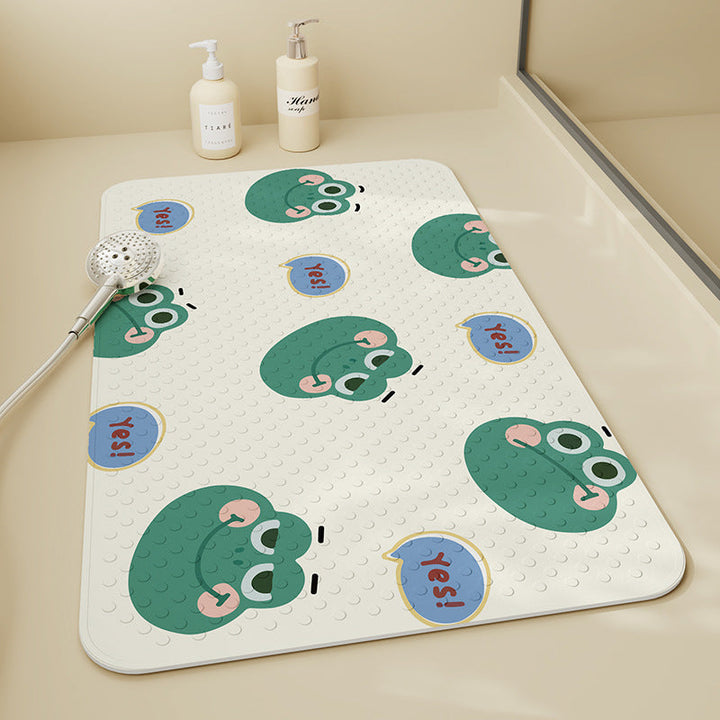 Floral Pattern Bath Mat Kalsten