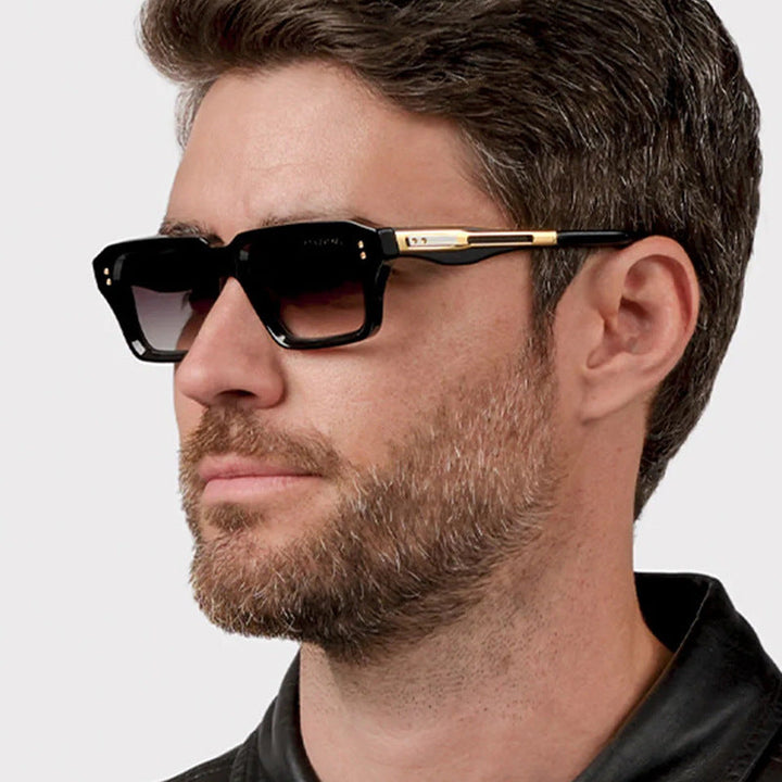 Women's stylish square sunglasses with luxurious tortoiseshell pattern and durable frame Kalsten