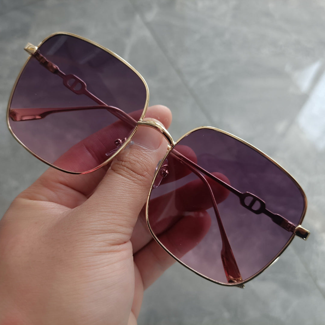 Women Elegant Oversized Sunglasses with Square Design and UV Protection Kalsten