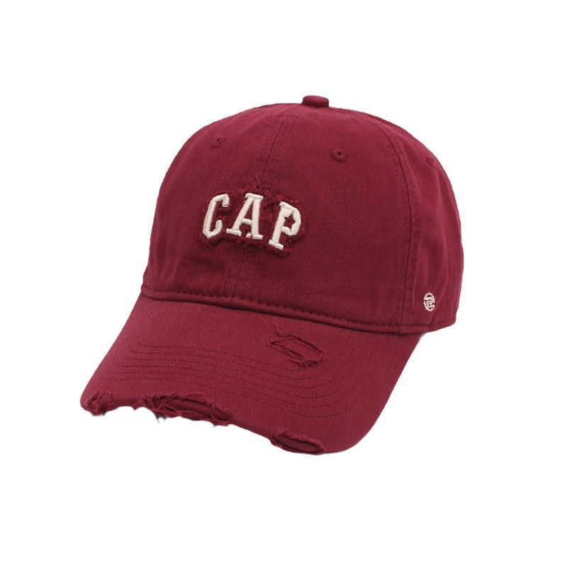 Women's Distressed Cotton Baseball Cap Kalsten