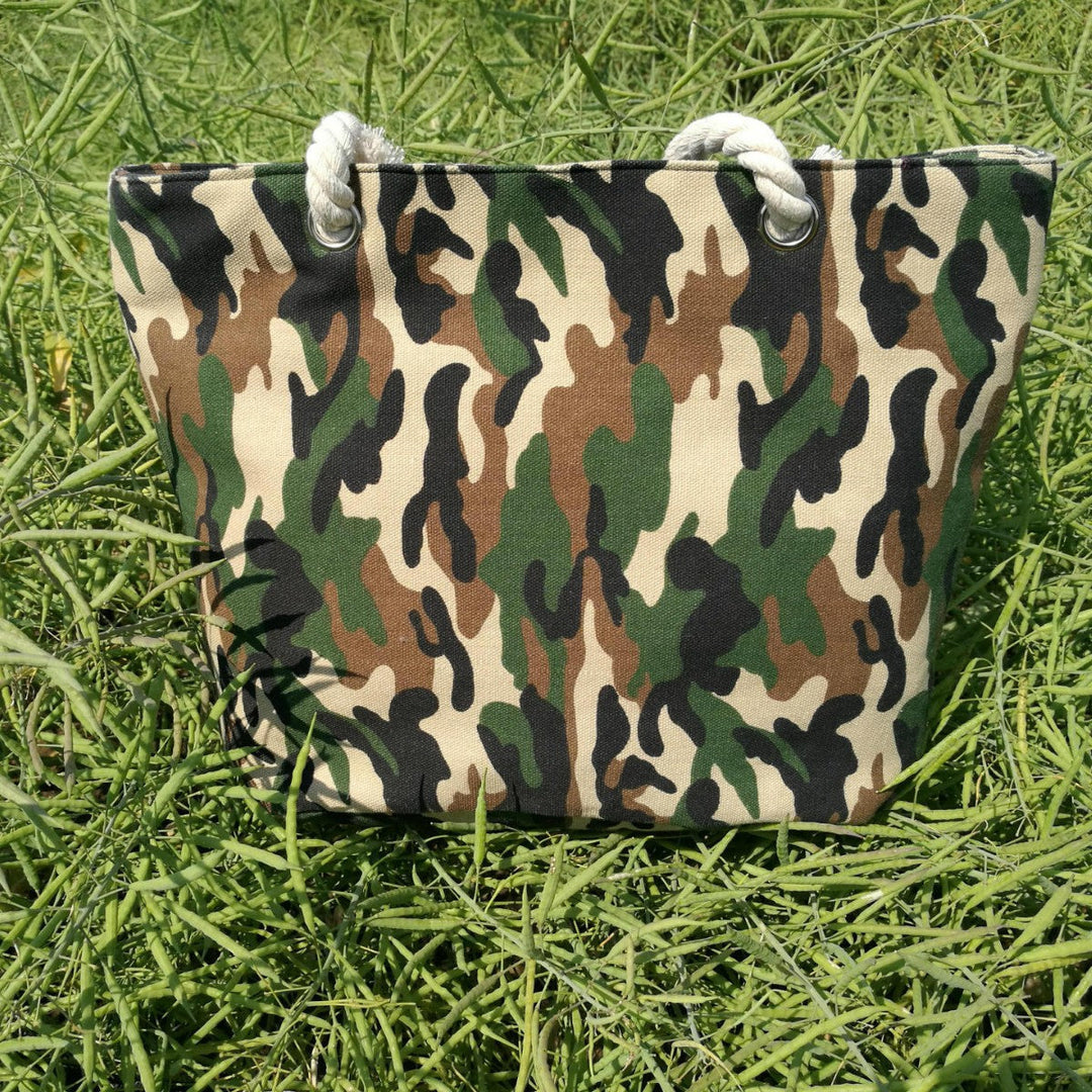 Camouflage Bags Made Of Sturdy Cotton Fabric Kalsten