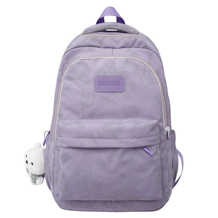 Backpack Made of Durable Nylon with Cute Bear Pattern Kalsten