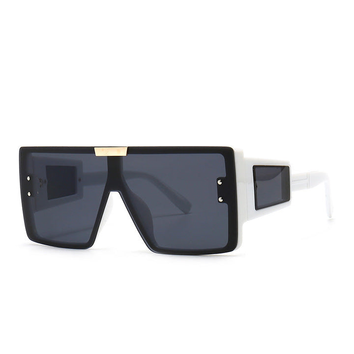 Women's stylish sunglasses in futuristic style with large frame Kalsten