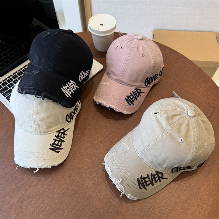 Unisex Distressed Graphic Baseball Cap Kalsten