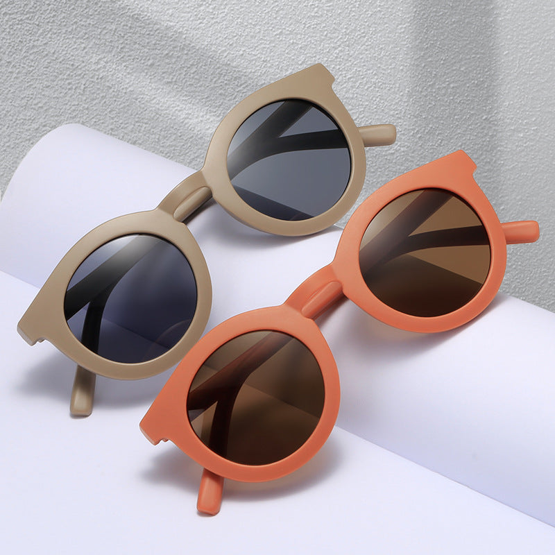 Women's round sunglasses with trendy design and UV protection Kalsten