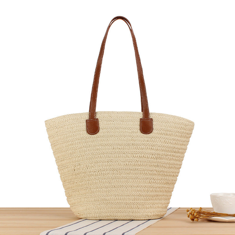 Beach bag in modern woven design Kalsten