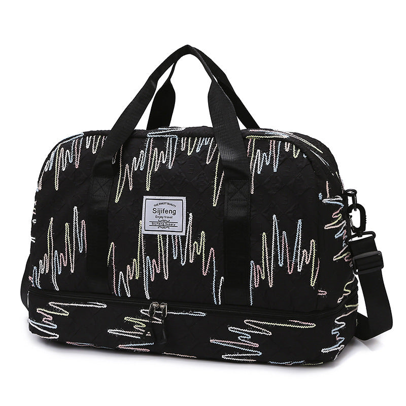 Lightweight Quilted Travel Duffel Bag