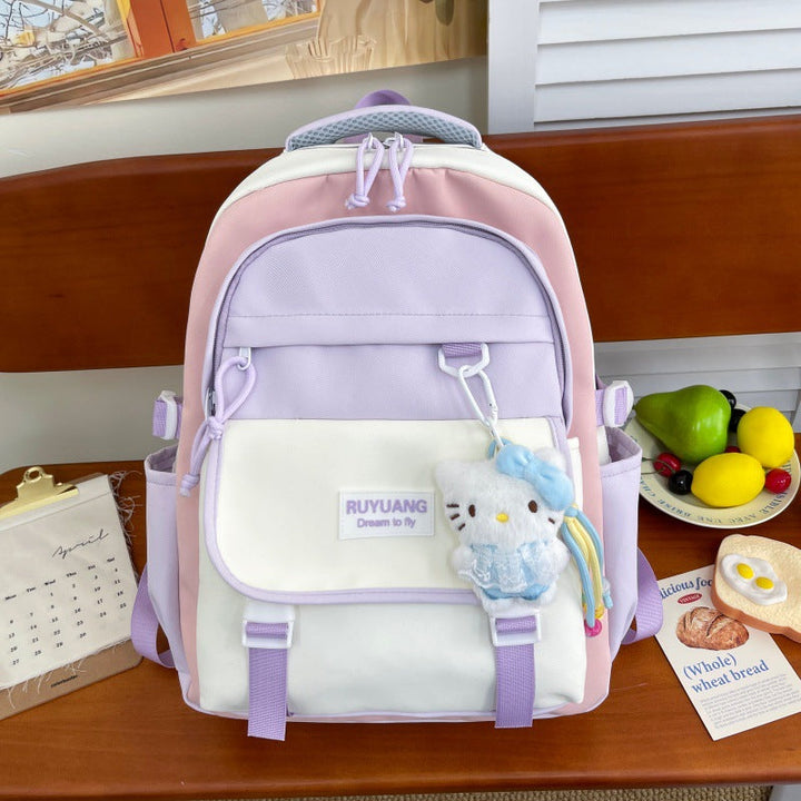Multi-Compartment Functional School Backpack