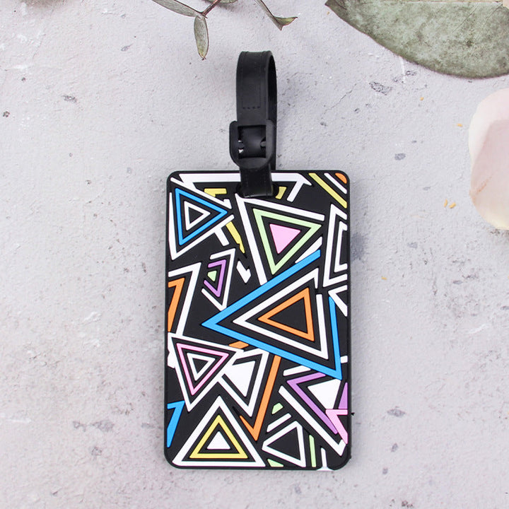 Geometric Pattern Luggage Tag Kalsten