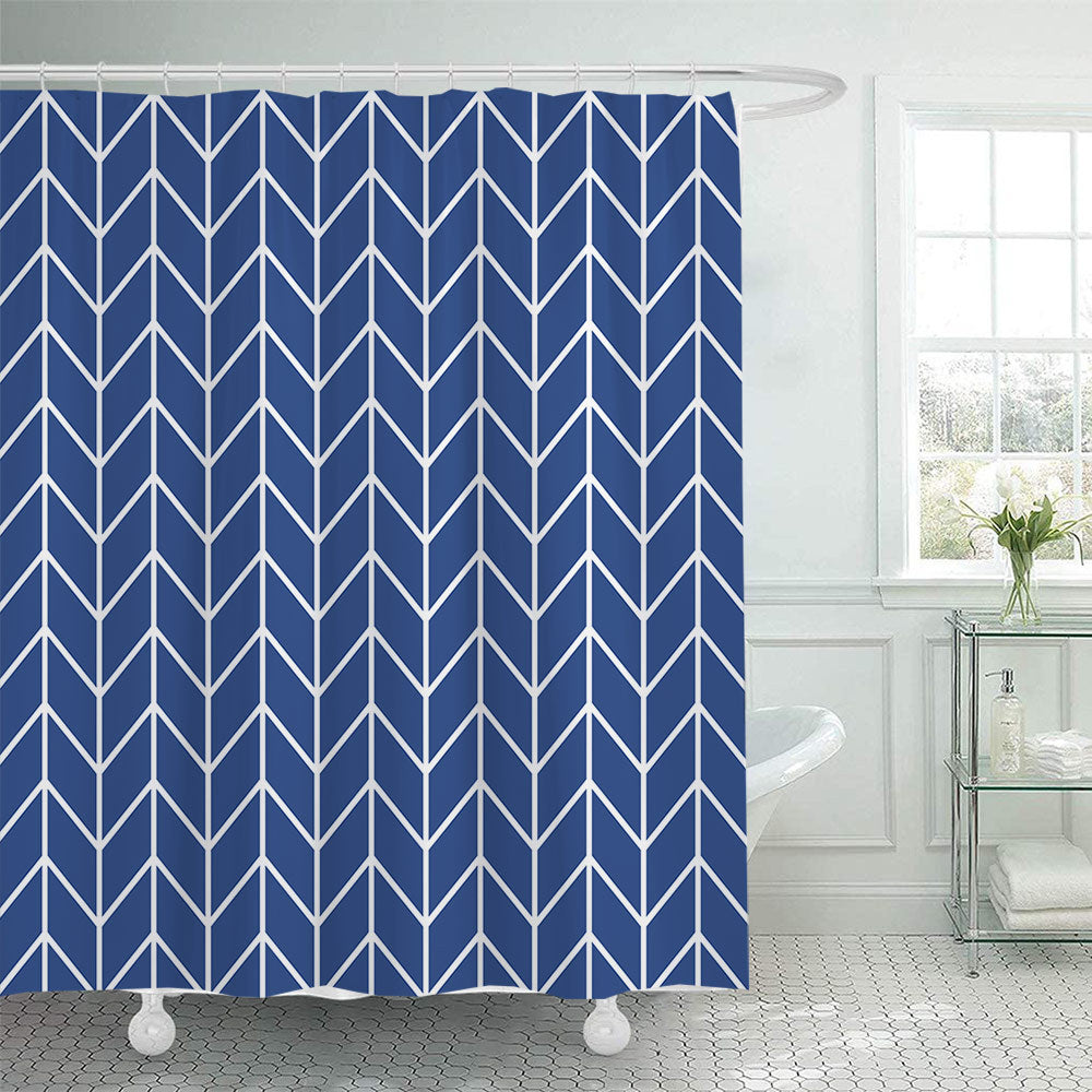 Modern Geometric Shower Curtain Kalsten