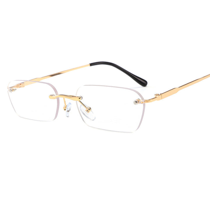 Women's fashionable rectangular sunglasses with luxurious metal frame Kalsten
