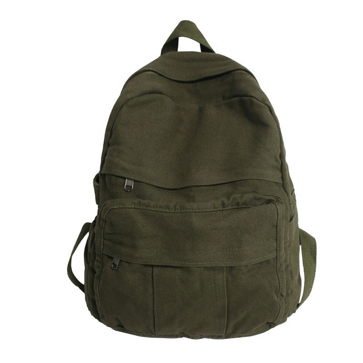 Multi-Functional Canvas School Backpack Kalsten