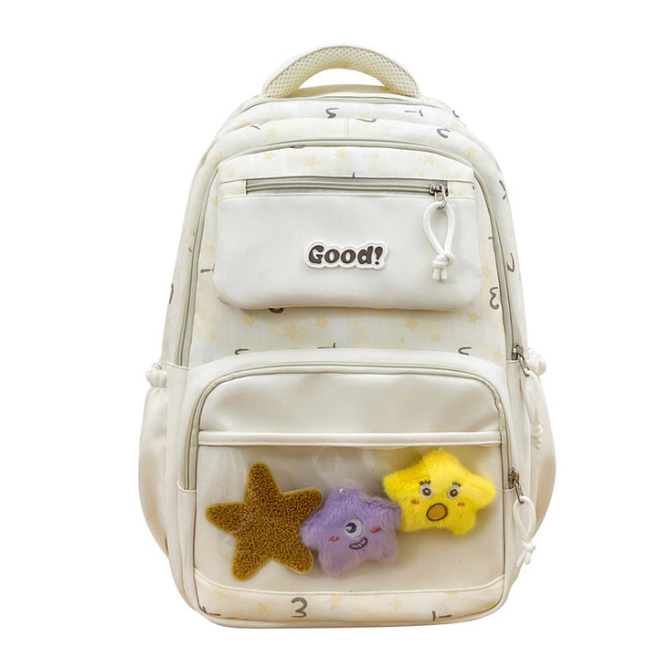 Children's Starry Print School Backpack kalsten