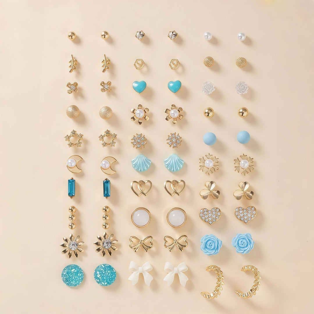 Sparkling Earrings Set Kalsten