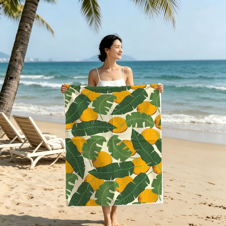 Structured dish towels with floral patterns Kalsten
