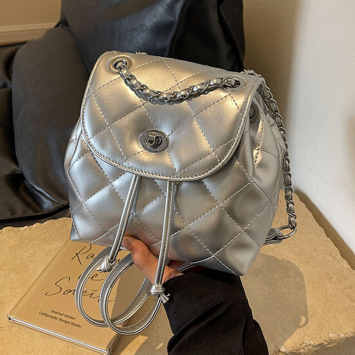 Stylish Quilted Mini Backpack Kalsten