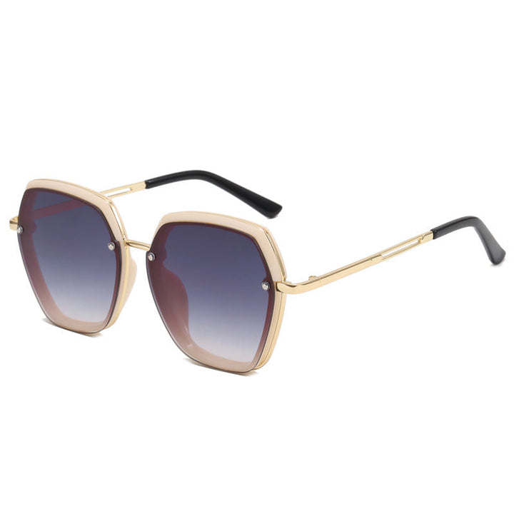 Women's Fashion Oversized Sunglasses with Elegant Frame Structure Kalsten