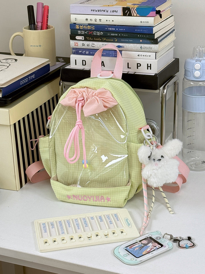 Cute Transparent Mini School Backpack