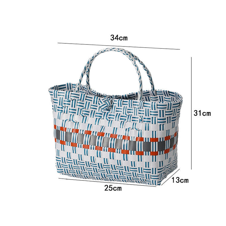 Large Capacity Woven Shopping Tote Kalsten