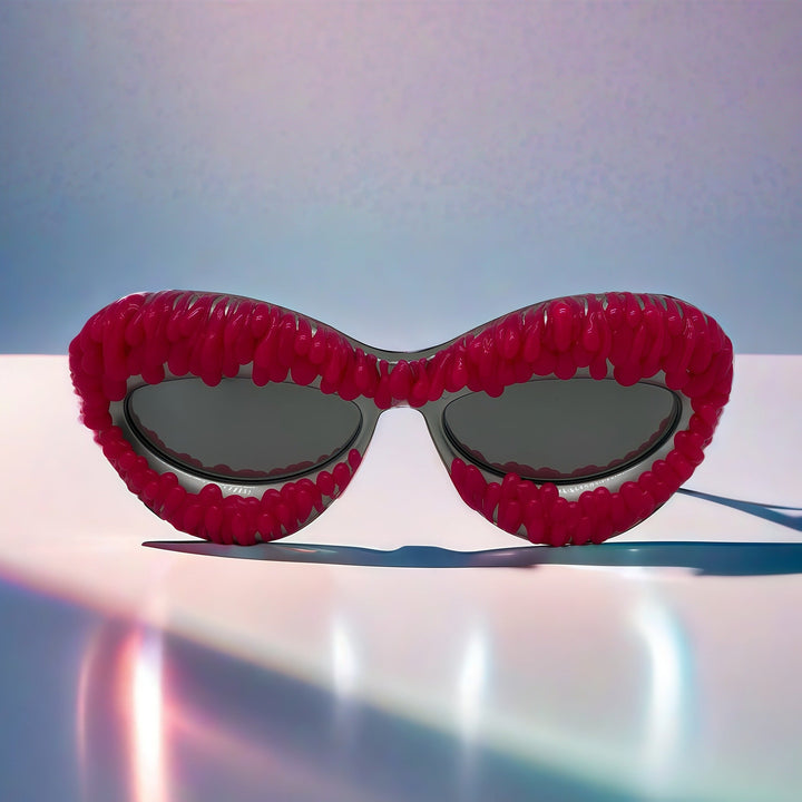 Women's extravagant cat-eye sunglasses with decorative frame Kalsten
