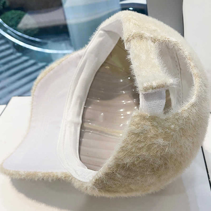 Women's Luxurious Fleece Embellished Baseball Cap Kalsten
