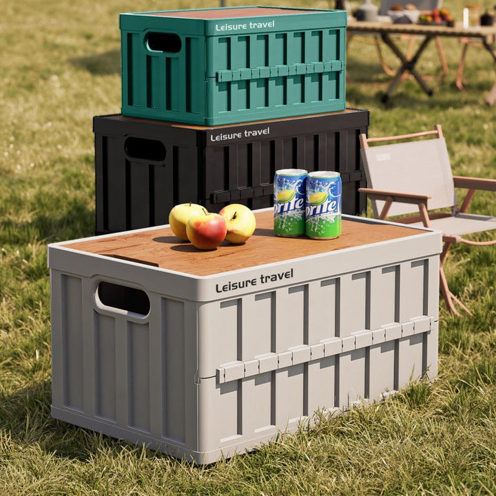 Unisex practical storage box with wooden lid Kalsten