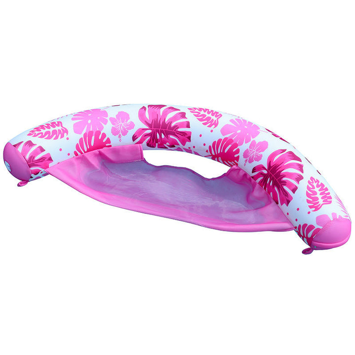 Women Inflatable Swim Lounge with Mesh Support Kalsten